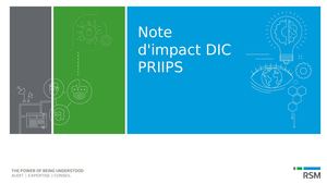 Note D'impact Dic Priips