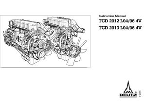 (Eng) Deutz 2013l04 Заводская инструкция скачать на www imparts55.ru