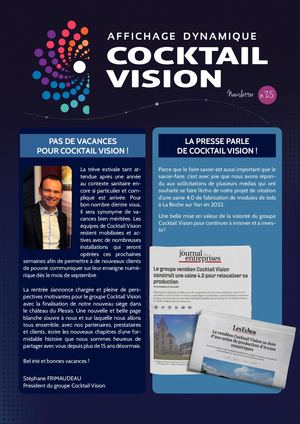 COCKTAIL VISION - NEWSLETTER N° 25