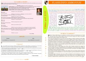Flash Info Papier Printemps 2021