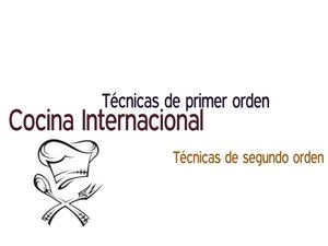 Técnicas Cocina 1º 2º Orden
