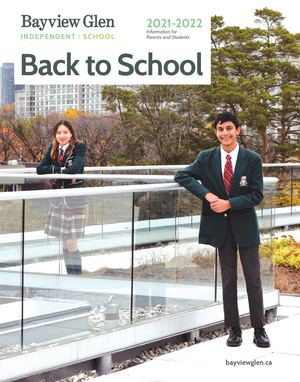 Bayview Glen Back To School 2021-2022