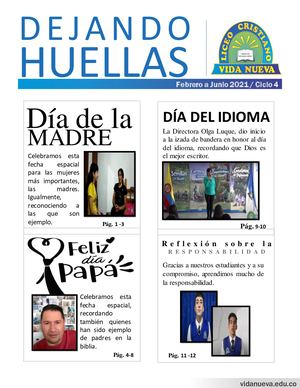 DEJANDO HUELLAS CICLO 4