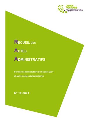 Recueil des actes adminstratifs (RAA) - 6 juillet 2021