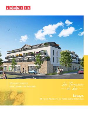 Les Terrasses Du Lac à Bouaye (44) - Programme immobilier neuf - Lamotte