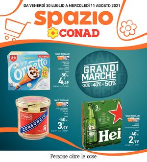 Volantino Conad Spazio Sardegna Nord Ovest 30 Luglio 11 Agosto
