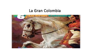 La Formación De La República Colombiana