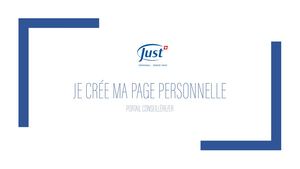 Je Cree Ma Page Perso Just - Portail Conseillère.er