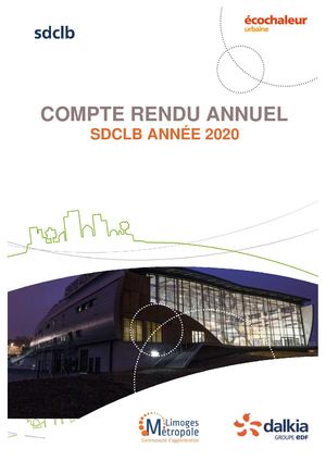 Compte Rendu Annuel 2020 Reseau de Chaleur Sdclb