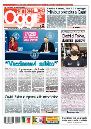 America Oggi 23 Luglio 2021