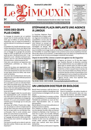 23 Juillet 2021 Journal Le Limouxin