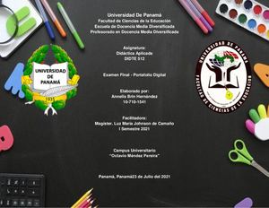 Examen Final Didáctica Aplicada - Portafolio Digital