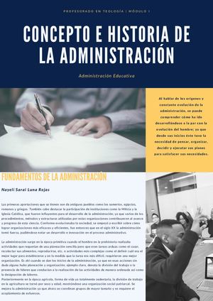 M1 Historia y Origen de la Administración