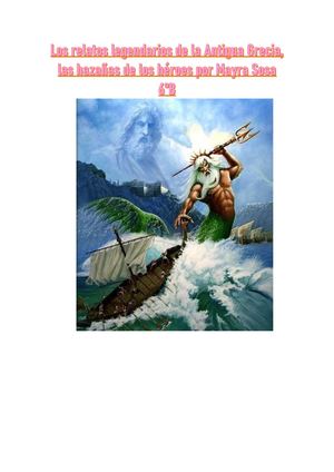 Las Historias Que Conforman La Mitología Por Mayra Sosa 6°b!