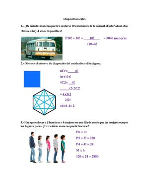 Permutaciones – Variaciones Y Combinaciones