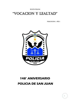 Revista Anual EDICION N°1