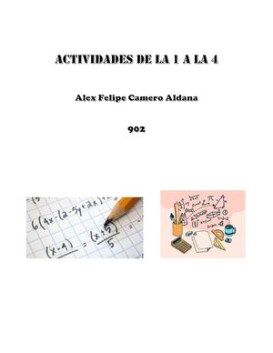 Revista Actividades De La 1 A La 4