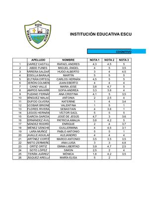 Planilla Excel Sebastian Santiago