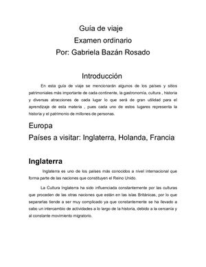 Copia De Guía De Viaje