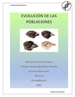 ÁLbum Evolución De Las Poblaciones