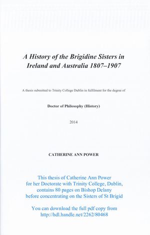 A History of the Brigidine Sisters