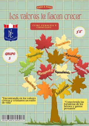 Los valores te hacen crecer