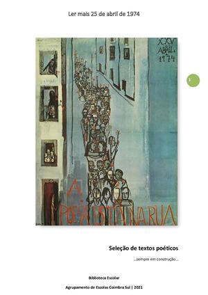 Poemas 25 De Abril De 1974