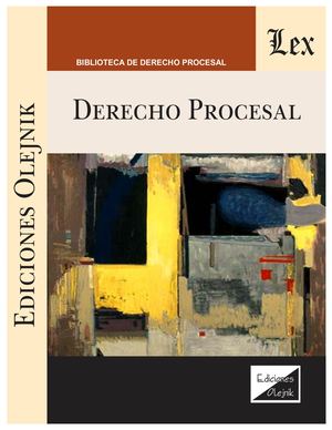 Catalogo Derecho Procesal, En Ediciones Olejnik