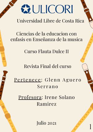Revista Y Concierto Flauta II Glenn Aguero S