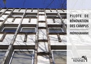 Pilote de rénovation - Préprogramme