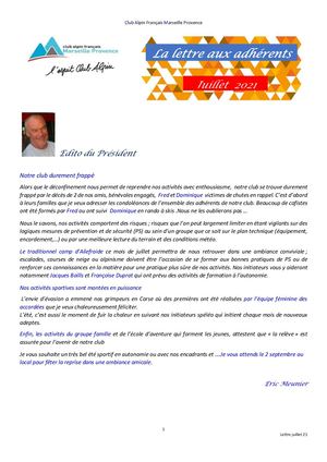 Lettre Adh Juillet 21