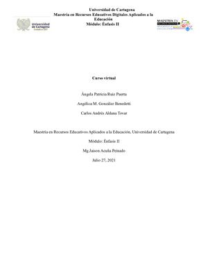 Curso Virtual ÉNfasis Ii