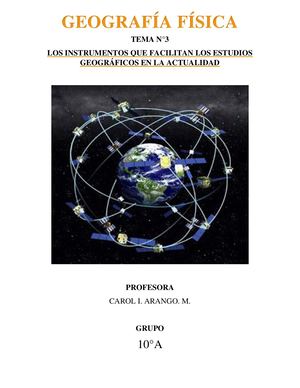 Los Intrumentos Que Facilitan Los Estudios Geográficos En La Actualidad
