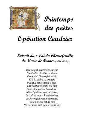 Le lai du Chèvrefeuille