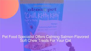 Pet Food Specialist Offers Calming Salmon-Flavored Soft Chew Treats For Your Cat