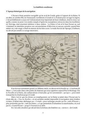 La Batellerie Condéenne Complet