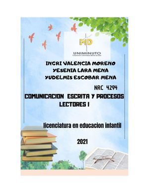 Cartilla Comunicación Escrita