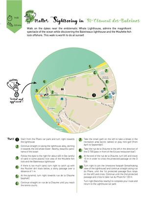 Saint-Clément-des-Baleines in a pram