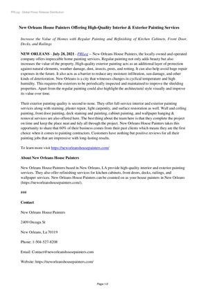 New Orleans House Painters