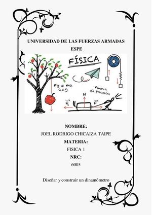 Diseño De Un Dinamometro Chicaiza Taipe Joel Rodrigo