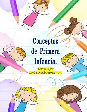 Conceptos De Primera Infancia