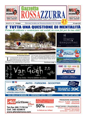 Gazzetta Rossazzurra Anno Vi N15 Del 30 7 2021