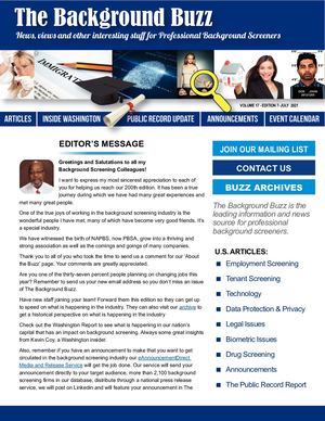 BACKGROUND BUZZ - JULY 2021