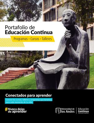 Portafolio Educación Continua Uniandes Agosto 2021