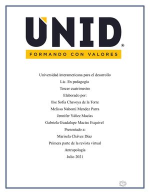 Antropologia Revista Digital Primera Parte