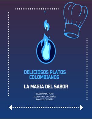 Catalogo Platos Tipicos De Colombia Maria Paula Guzman Y Romulo Guzman Grado 11