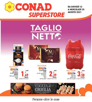 Volantino Conad Superstore Sardegna Nord Ovest 12 Agosto 23 Agosto