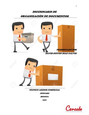 Diccionario De Organizacion de archivos