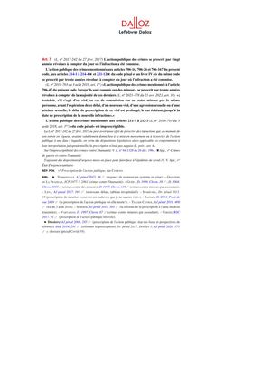 Code De Procédure Pénale - mise à jour de la loi du 21 avril 2021