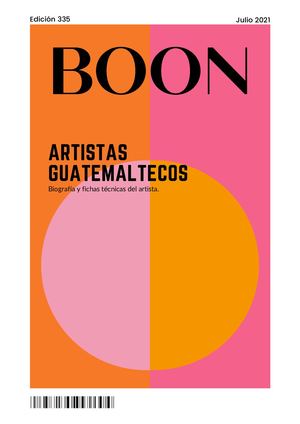Revista Digital - Artistas Guatemaltecos